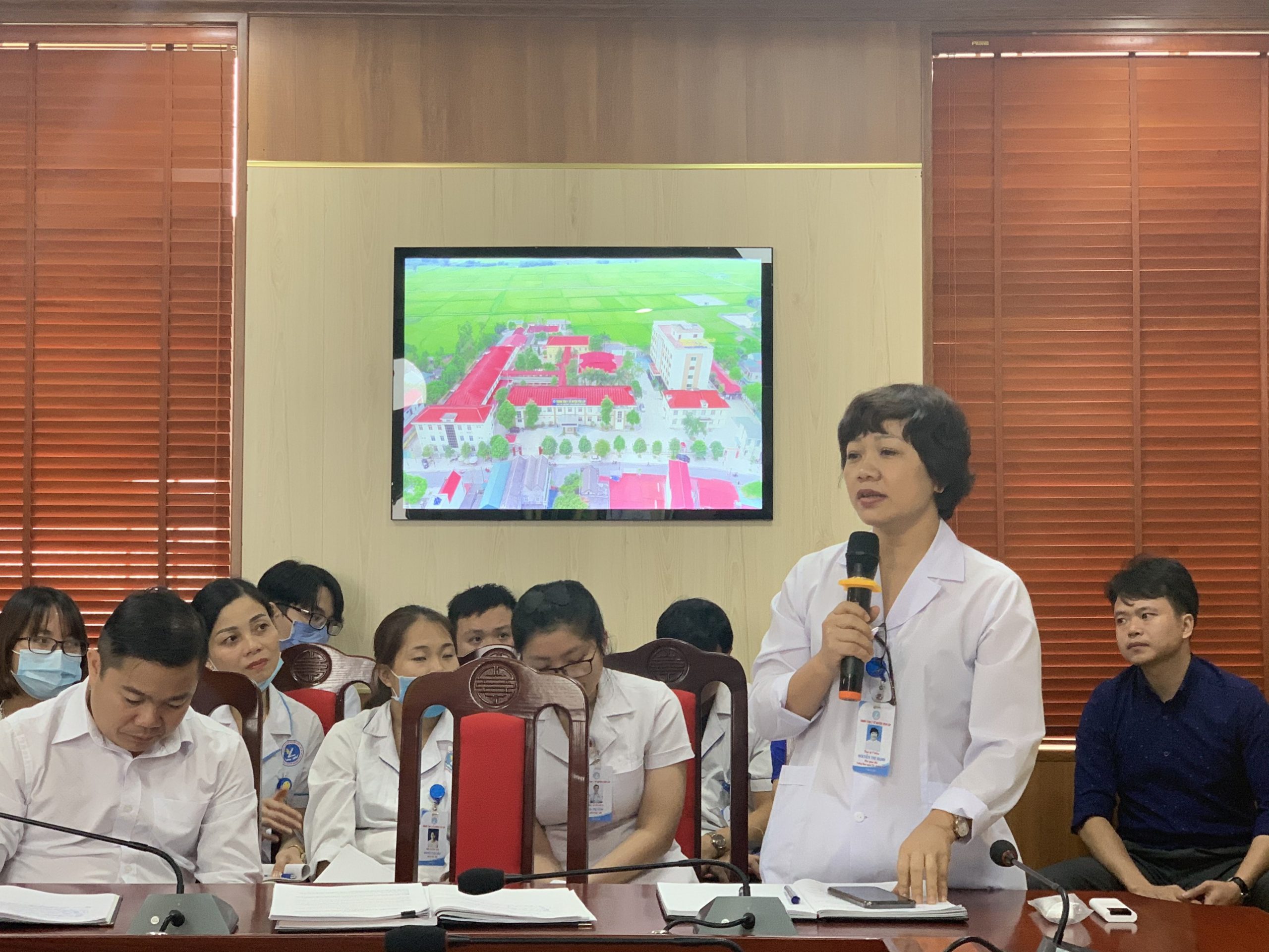 Lớp tập huấn với sự tham gia của Ban Giám đốc, Lãnh đạo các Khoa, Phòng và toàn thể cán bộ, viên chức