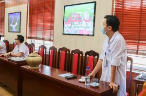 BS CKI Nguyễn Ngọc Thái - Đơn vị Hồi sức cấp cứu, Bệnh viện đa khoa tỉnh Phú Thọ trực tiếp giảng dạy