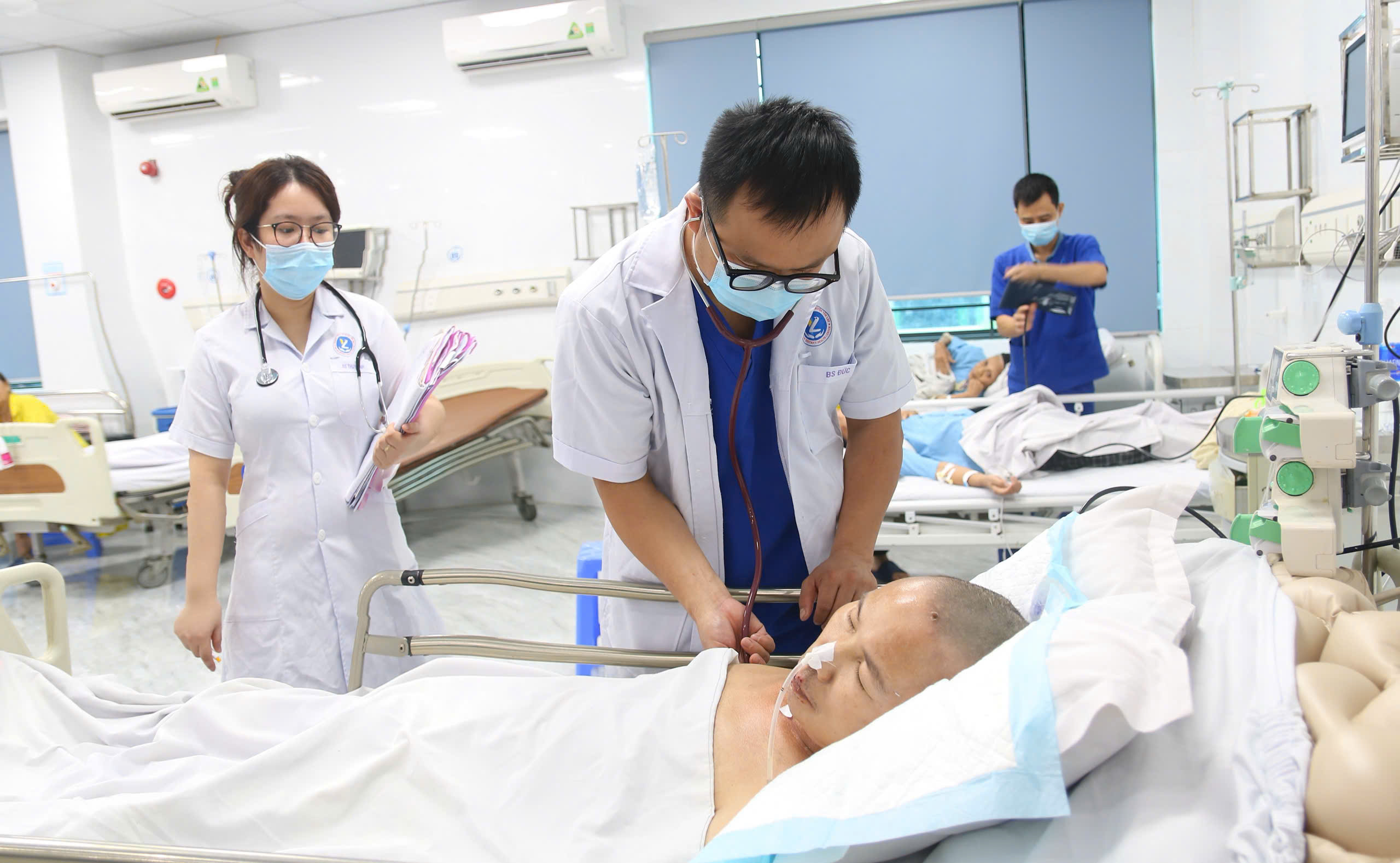 Hình ảnh người Bệnh sau 05 ngày điều trị tại khoa Cấp cứu, HSTC và CĐ